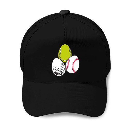 Sports Easter Egg Tennis Athletic Baseball Game Baseball Caps