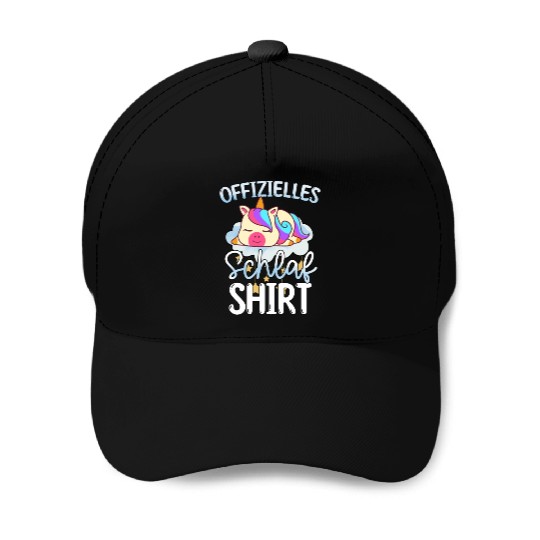 Official Sleep Baseball Caps Unicorn
