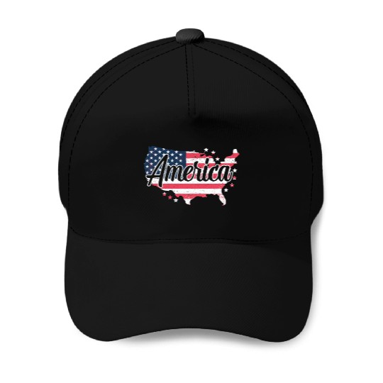 Patriotic America USA Flag 4th Of July American Baseball Caps