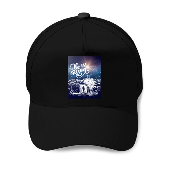 He Is Risen!Jesus,Easter, Bright & Morning Star Baseball Caps