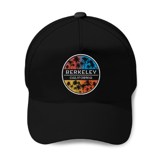 Berkeley California Stylish Vacation Souvenir Baseball Caps