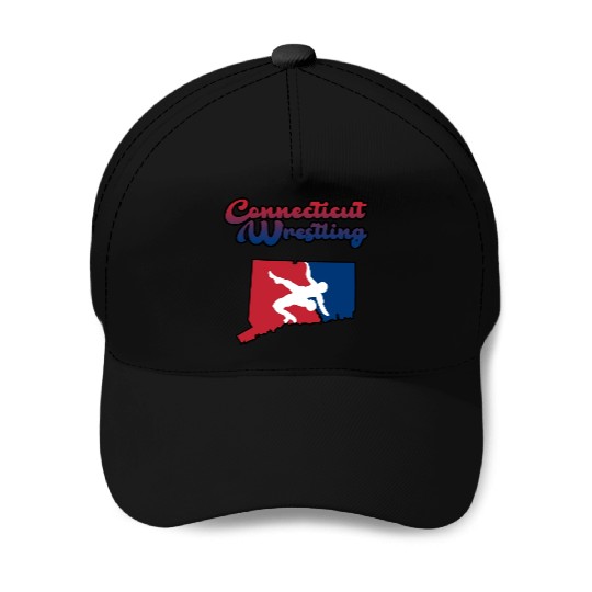 Connecticut Wrestling Baseball Caps