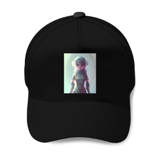 last in the AI TEEN GAMER GIRL Series Baseball Caps