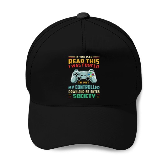 Video Game Retro Vintage Gaming Lover Baseball Caps