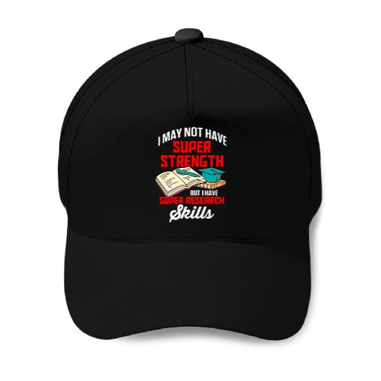 Librarian Bookworm Book Nerd Reading Library Baseball Caps