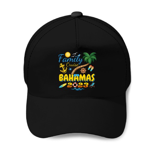 Family Cruise Bahamas 2023 Matching Group Summer Baseball Caps