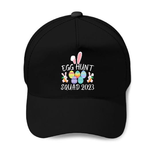 Egg Hunt Squad 2023 Egg Hunt Funny Easter Day 2023 Baseball Caps