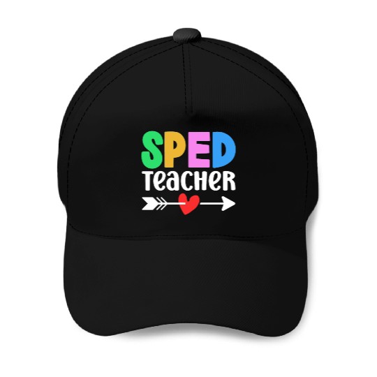 Sped Teacher Special Education Cute Awareness Baseball Caps