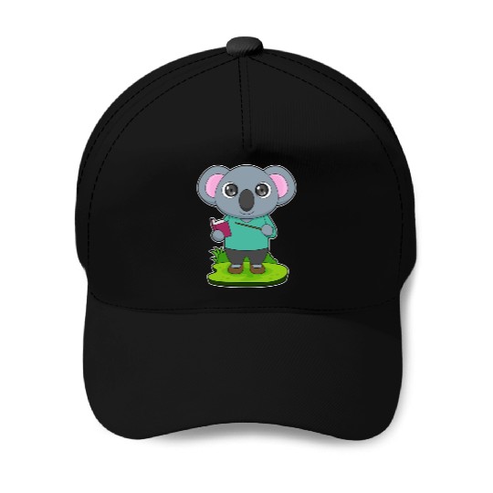 Koala Teacher Pointer Baseball Caps
