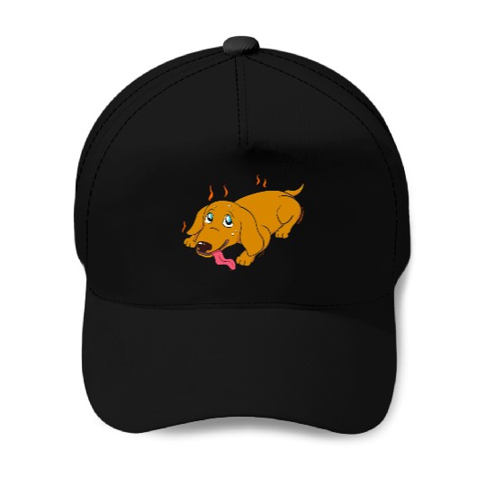 Hot Dog Funny Pet Heat Puppy Dog Lover Baseball Caps