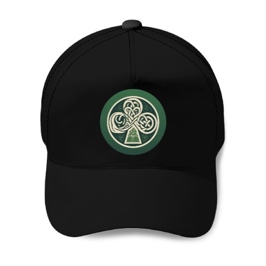 Shamrock Leaf Art Baseball Caps
