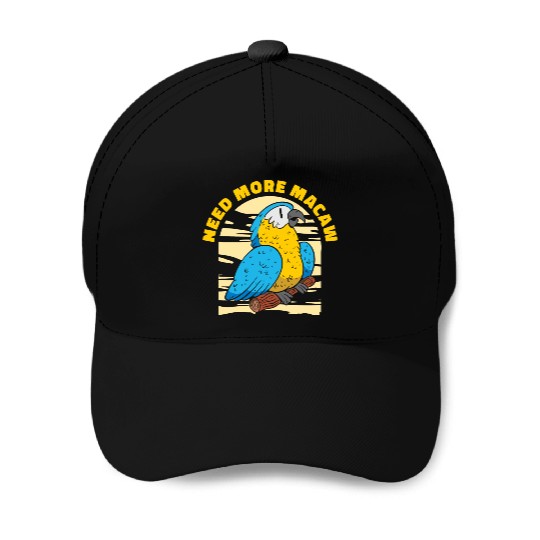 Macaw Parrot Lover Nature Zoo Animal Pet Baseball Caps