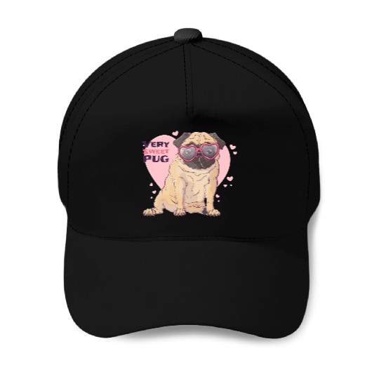 Very Sweet Pug Baseball Caps