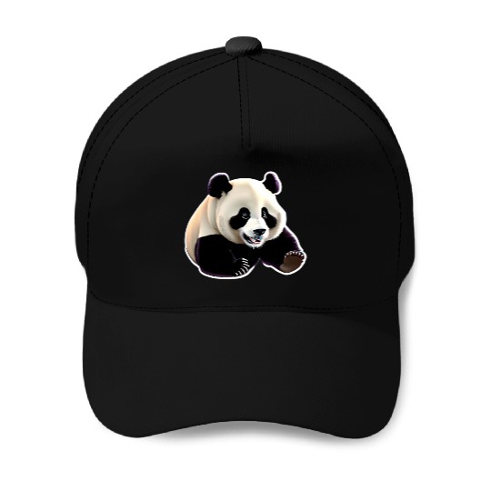 Cute Panda Bear Baseball Caps