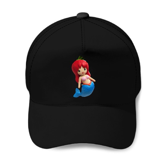 Strawberry mermaid Baseball Caps
