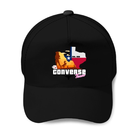 Converse Texas EST 1961 Comic Baseball Caps Design