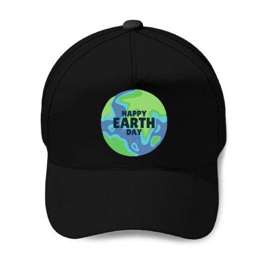 Happy Earth Day Baseball Caps