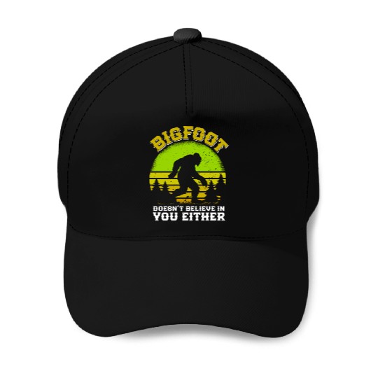 Bigfoot Mountain fan Hiker funny Nature boy Baseball Caps