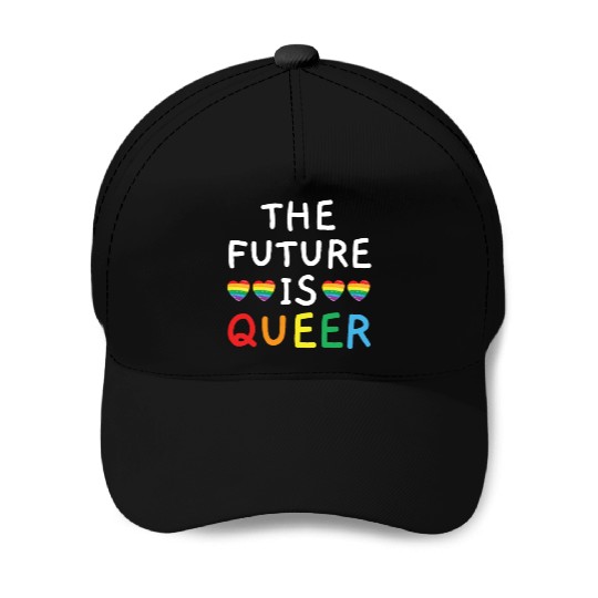 The Future Is Queer LGBTQ Rainbow Pride Month Baseball Caps
