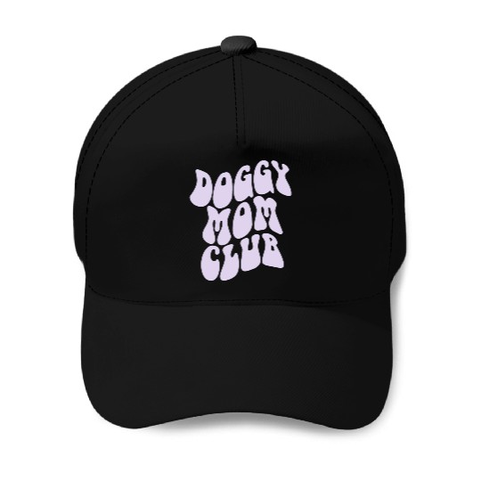 Dog Moms Club retro Pet Lover Baseball Caps