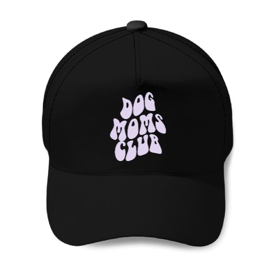 Dog Moms Club retro Pet Lover Baseball Caps