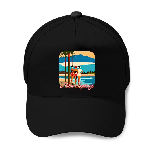 Palm Springs Swim Club Baseball Caps