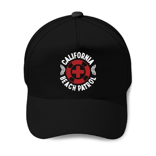 Lifeguard california beach patrol pool guard Baseball Caps