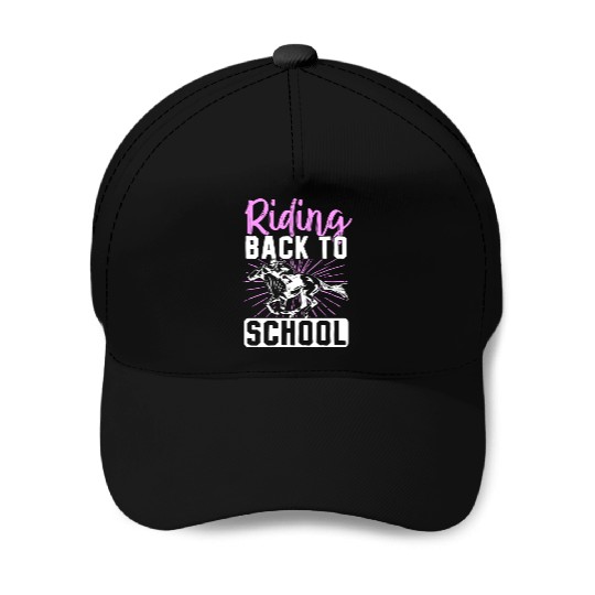 Horse Lover Equestrian Riding Back To School Baseball Caps