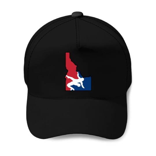 Idaho Wrestling (USA Colors) Baseball Caps