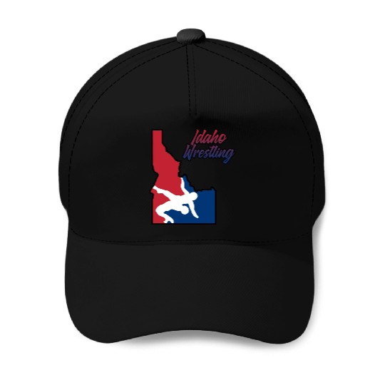 Idaho Wrestling (USA Colors) Baseball Caps