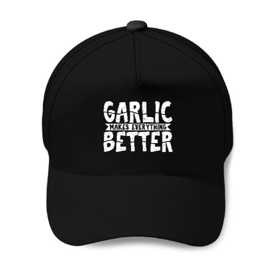 Garlic Garlic Lover Cooking Baseball Caps