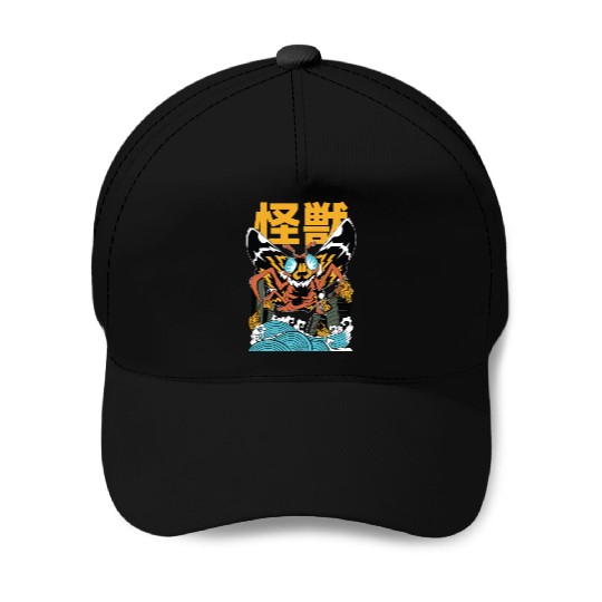 Kaiju Moth Baseball Caps