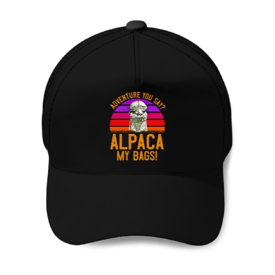 Alpaca my Bags Mountaineer funny Hiking Baseball Caps