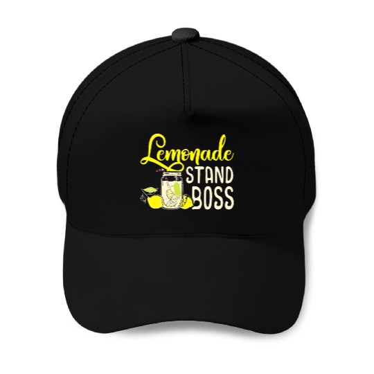 Lemonade Stand Boss Funny Lemon Juice Businesslemo Baseball Caps