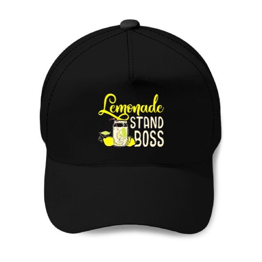 Lemonade Stand Boss Funny Lemon Juice Businesslemo Baseball Caps