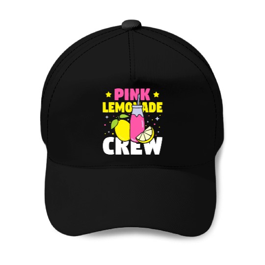 Funny Pink Lemonade Crew Lemon Juice Bossfruit lov Baseball Caps
