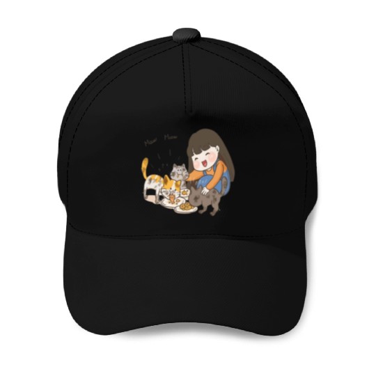 Crazy Cat Lady is My Destiny Baseball Caps