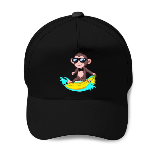 Funky Monkey Business Baseball Caps