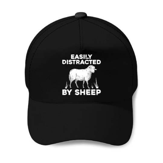 Cute Sheep For Men Women Lamb Farm Animal Farmer Baseball Caps