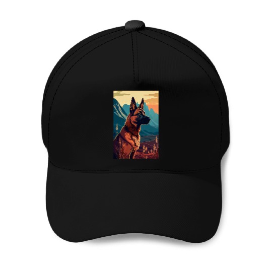 Belgian Malinois Nature Baseball Caps