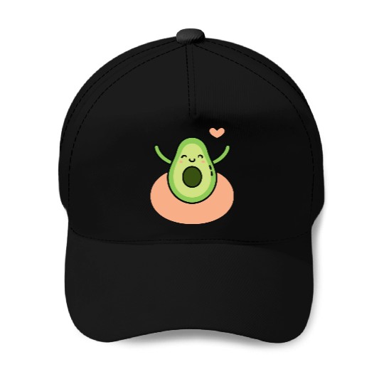 The Joyful Avocado Baseball Caps