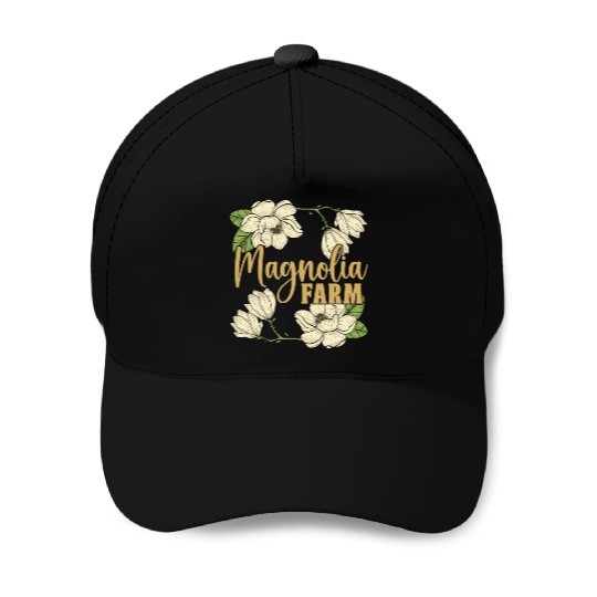 Farming Farmer Great Magnolia Farms Baseball Caps