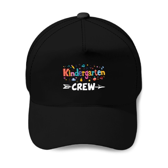 Kindergarten Crew Teacher Team Kinder squad Baseball Caps