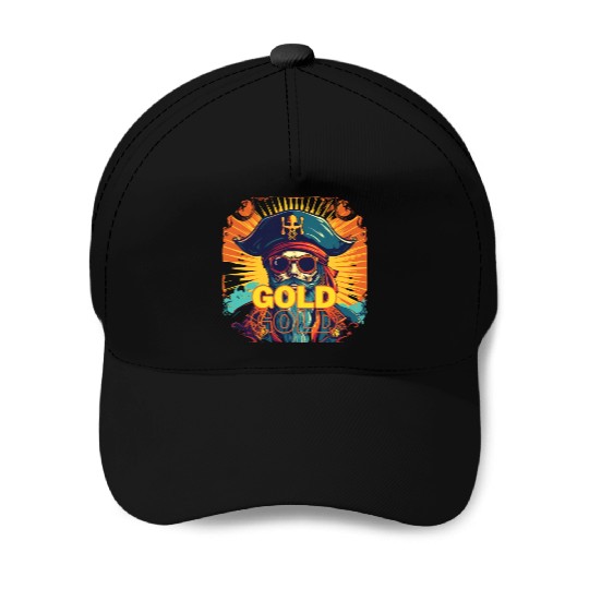 Hunt for Gold with Fierce Pirate Baseball Caps