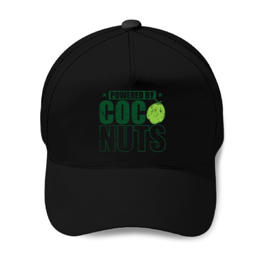Powered by Coconuts Palm exotic Fruit Baseball Caps