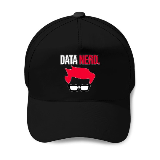 Data Nerd Data Scientist Science Lover Analyst Baseball Caps