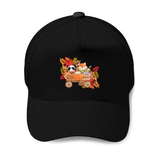 Autumn Friends Baseball Caps