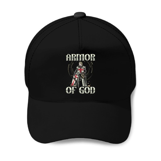 Armor of God Templar Knight Christian Faith Jesus Baseball Caps
