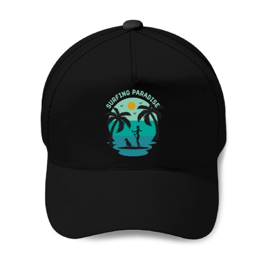 Summer Days Beach Paradise Baseball Caps