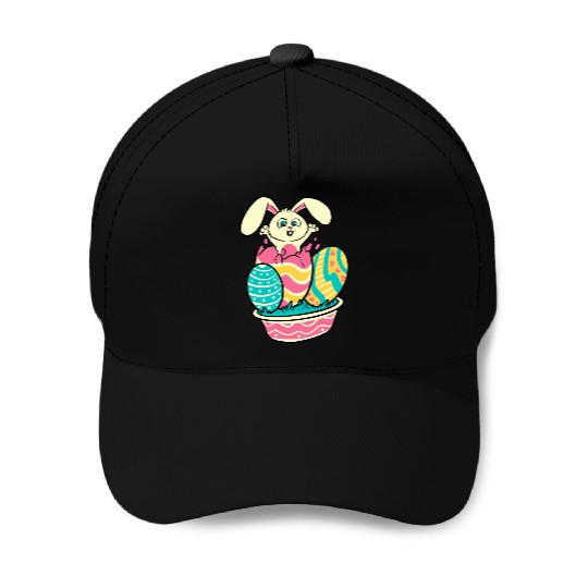 Surprise Bunny Baseball Caps